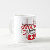 Mug I Love Switzerland Favorite Things suisses (Devant gauche)