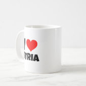 Mug I Love Syria Chrome (Devant gauche)