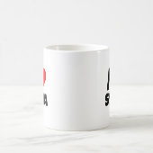 Mug I Love Syria Chrome (Centre)