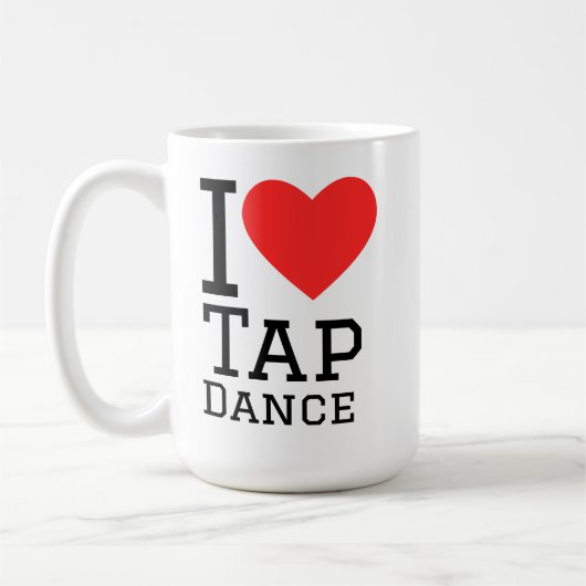 Mug I love tap dance (Gauche)