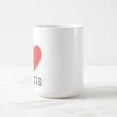 Mug I love tennis (Centre)