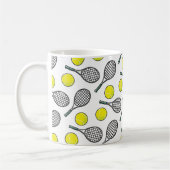 Mug I LOVE TENNIS Balls Racquets Chic Sports Fun (Gauche)