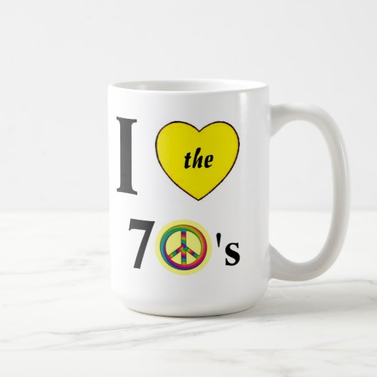 Mug I Love The 70's (Droite)