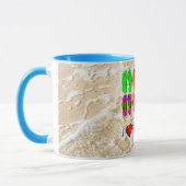 Mug I Love the Beach, tongs colorés (Gauche)