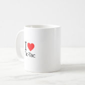 Mug I Love Tic-Tac (Devant gauche)