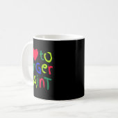 Mug I Love To Finger Paint Matching I'm Paint Couple V (Devant gauche)