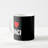 Mug I Love Traci - Heart (Devant gauche)