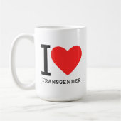 Mug I love transgender (Gauche)