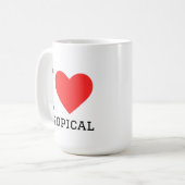 Mug I love tropical (Devant gauche)