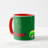 Mug I Love Trucks (camions TACO) (Devant gauche)