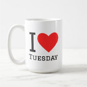 Mug I love tuesday (Gauche)