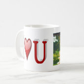 Mug I Love U Valentines Day photo (Devant gauche)