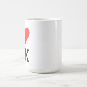 Mug I love uk square sticker (Centre)