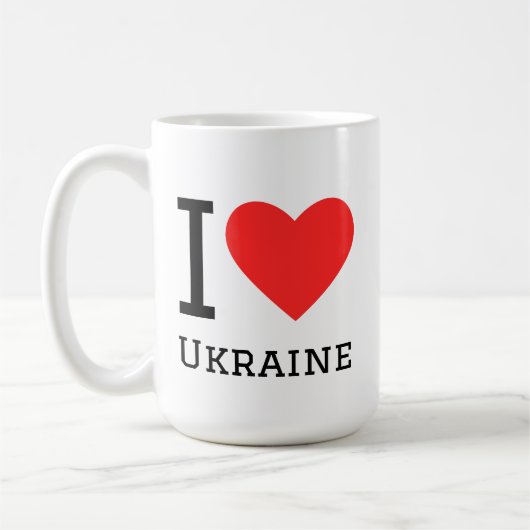 Mug I love ukraine (Gauche)