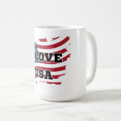 Mug I Love USA (Devant droit)