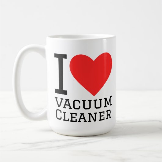 Mug I love vaccum cleaner (Gauche)