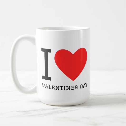 Mug I love valentines day (Gauche)
