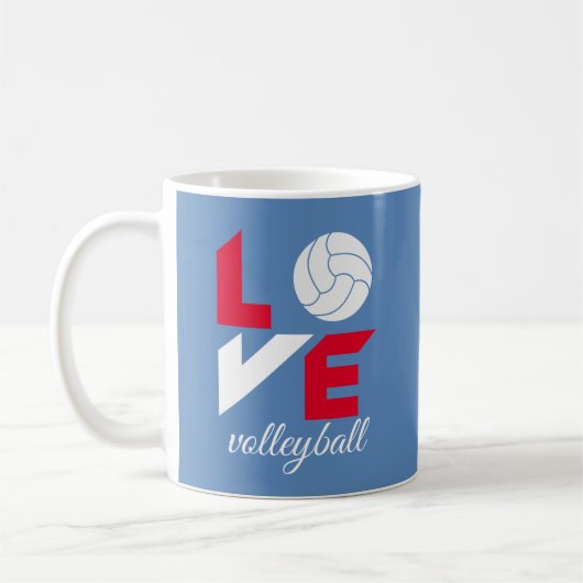 Mug I Love volleyball (Gauche)