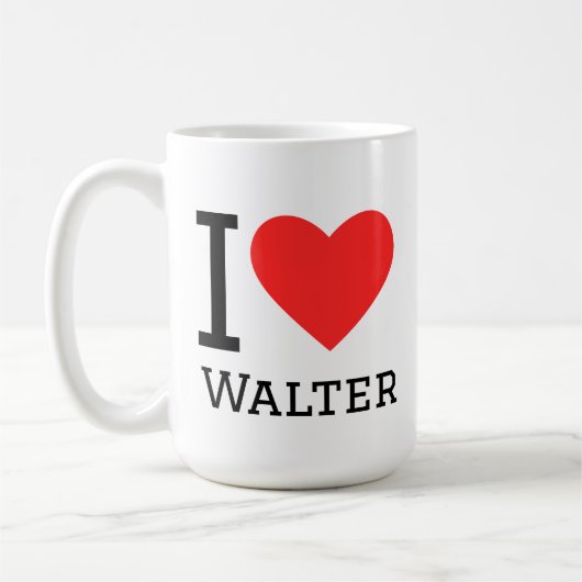 Mug I love walter (Gauche)