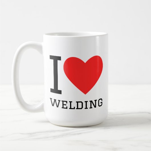 Mug I love welding (Gauche)