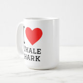 Mug I love whale shark (Devant gauche)