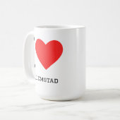 Mug I love Willemstad (Devant gauche)