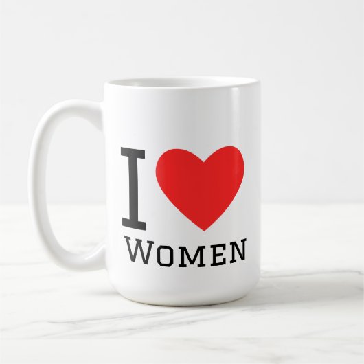 Mug I love women (Gauche)