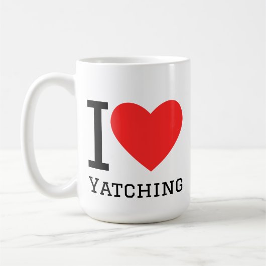 Mug I love Yatching (Gauche)