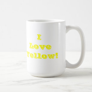 Mug I Love Yellow