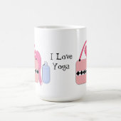 Mug I Love Yoga with Yoga Gear (Centre)