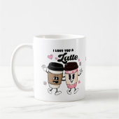 Mug I Love You a Latte Funny Romantique cadeau de Sain (Gauche)