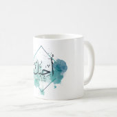 Mug I love You Arabic Calligraphy, watercolor, darling (Devant droit)