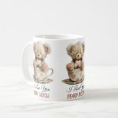 Mug I Love You Beary Much In Cup Postcard (Devant gauche)