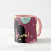 Mug I Love You Candy Hearts Couple Valentine's Day (Devant droit)