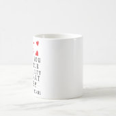 Mug I Love You For Your Personality Funny Anniversary (Centre)