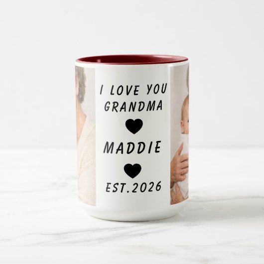 Mug I Love You Grandma | Grandparents Day (Centre)