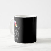 Mug I Love You Hand Sign Language Butterfly Puzzle Pie (Devant gauche)