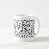 Mug I love you heart design (Devant droit)