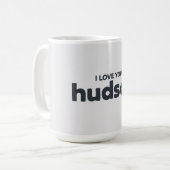 Mug I Love You Hudson (Devant gauche)