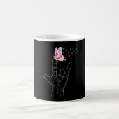 Mug I Love You Main Sign Language Butterfly Autism Awa (Centre)