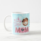 Mug I Love You Mom Photo Message Mères Day Cadeau (Gauche)