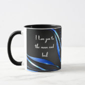 Mug I love you to the moon and back (Gauche)