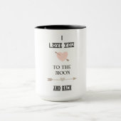 Mug I love you to the moon and back (Centre)