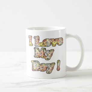 Mug I Loy My Boy Design Cool Collection Vintage Texte