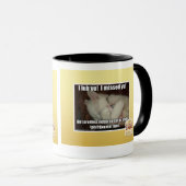 Mug I lub Yu ! J'ai manqué Yu ! (Devant droit)