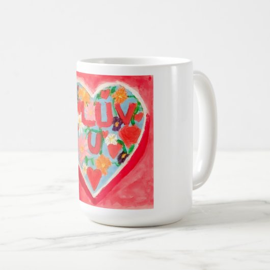 Mug I Luv U (Devant droit)