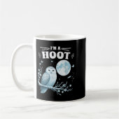 Mug I’m A Hoot Snowy Owl Full Moon Night Sky Soky Magi (Gauche)