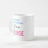 Mug I’m Not Exceptional I’m a Nurse (Devant gauche)