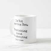 Mug I’m Not Ignoring You Im thinking about Bookkeeping (Devant gauche)