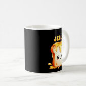 Mug I’m With The Jelly Funny Matching Couple Cute Kawa (Devant droit)